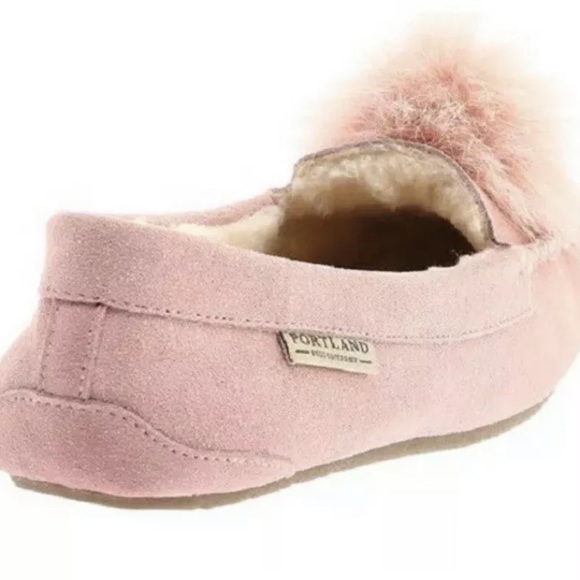 Portland Boot Co. Paloma Pink  Moccasins Slippers - Picture 4 of 9